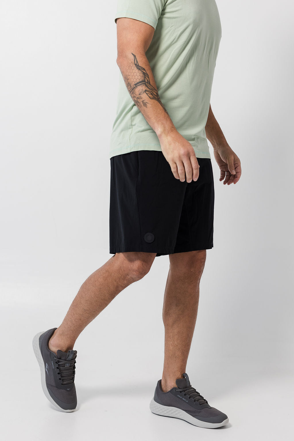 Interval running shorts black