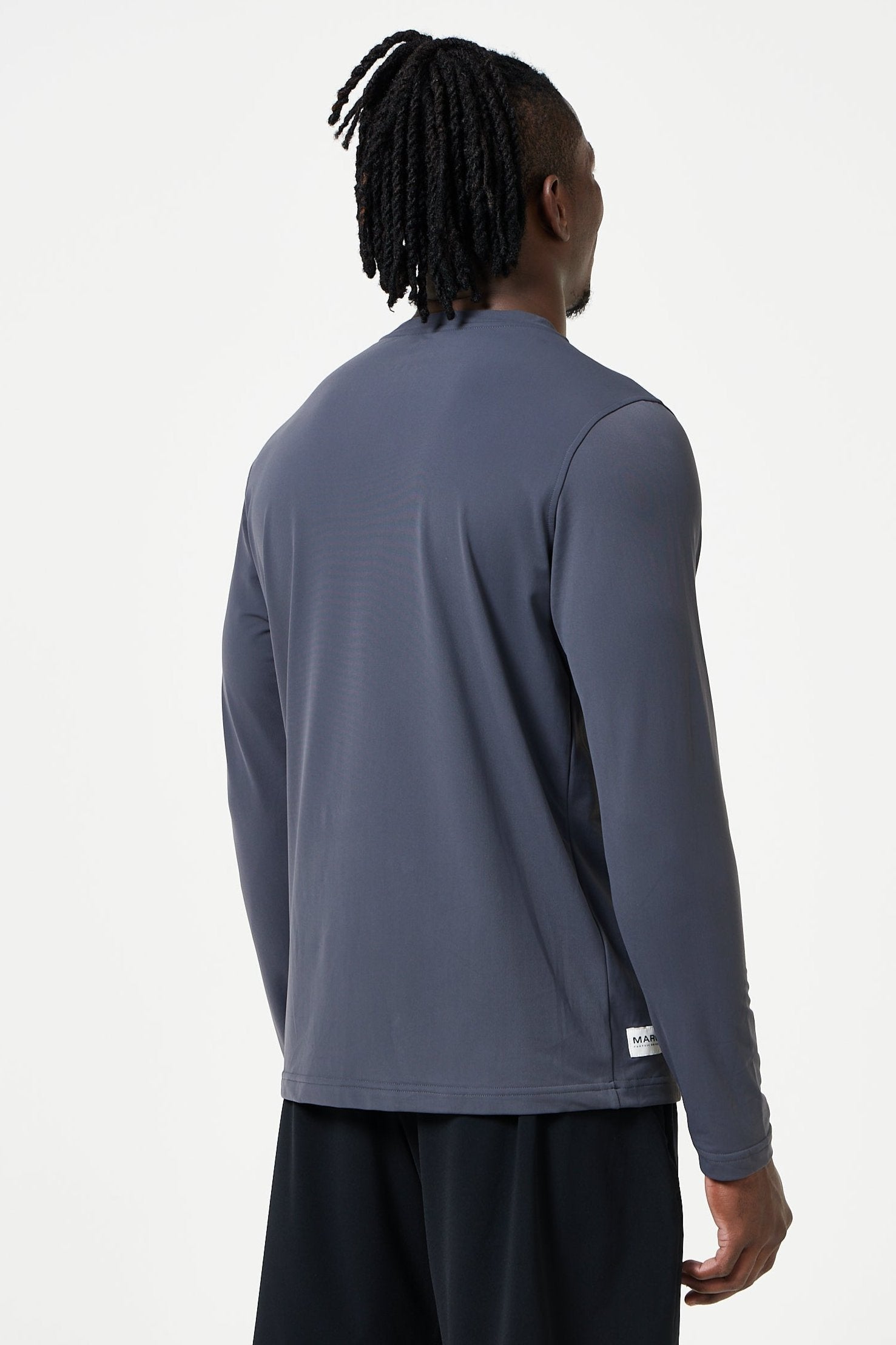 The banker long sleeve Tee grey Maru Clothing