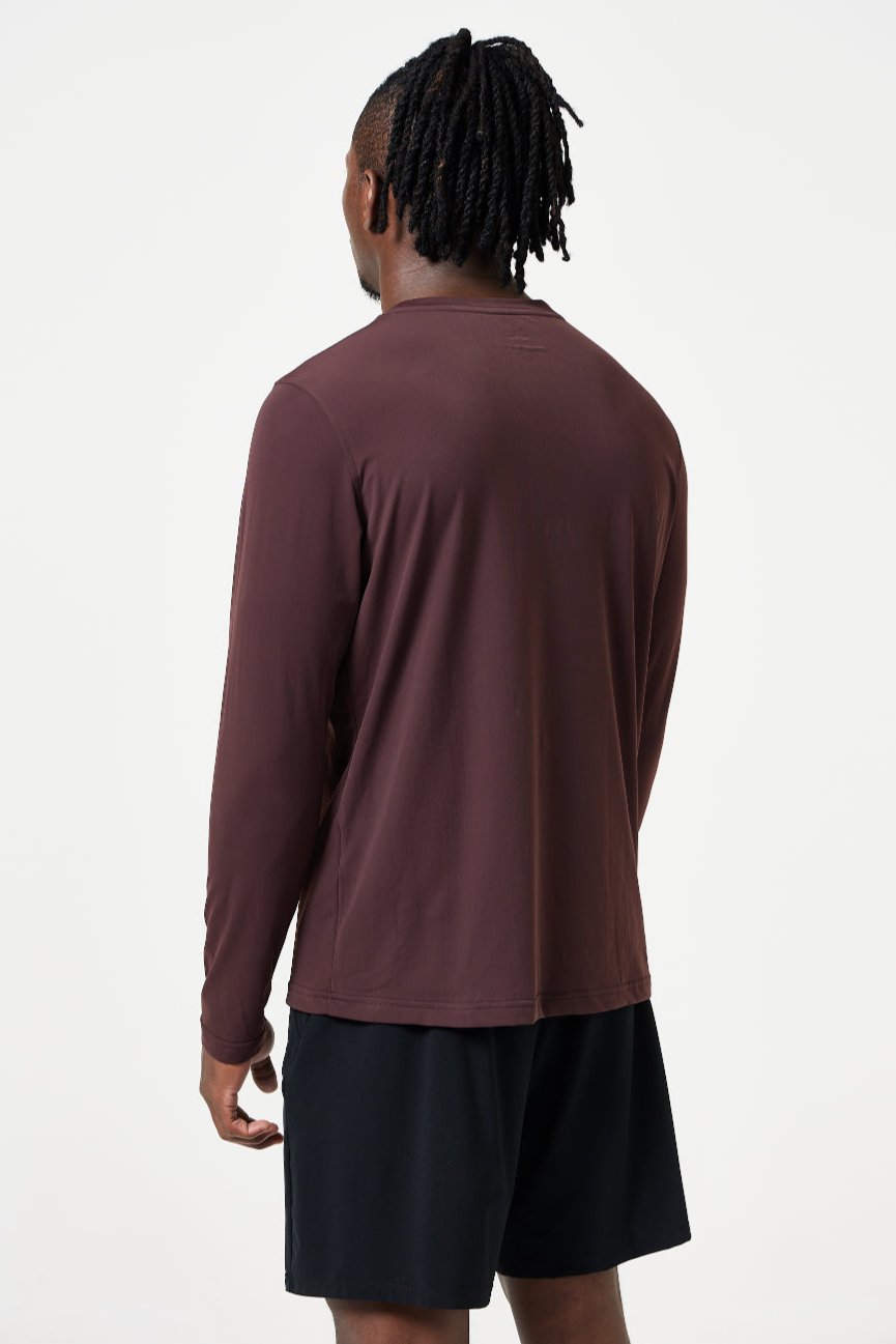 The banker long sleeve Tee oxblood Maru Clothing