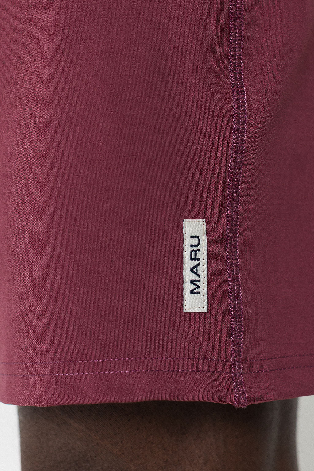 Lifestyle shorts burgundy Maru Clothing
