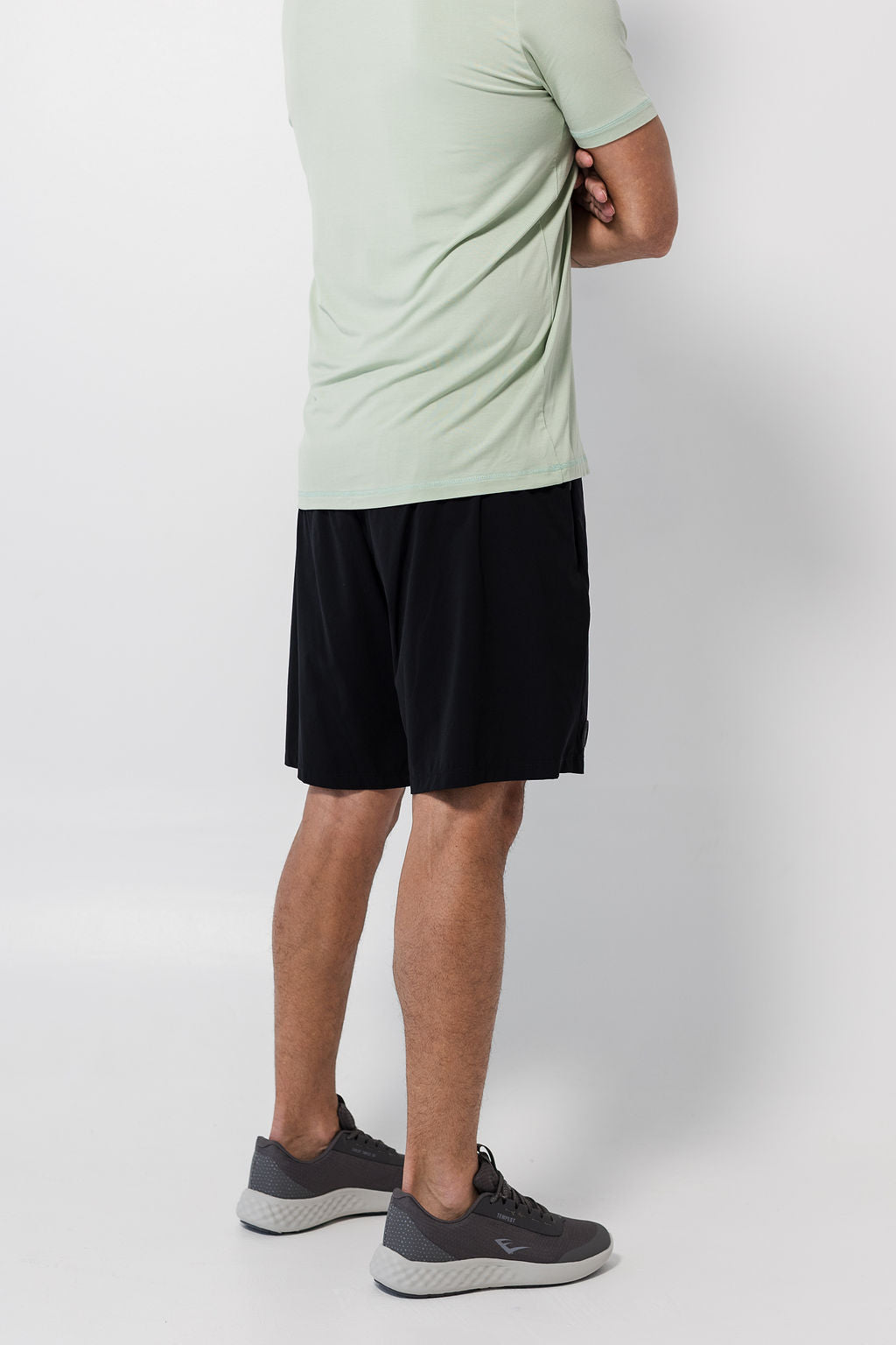 Interval running shorts black