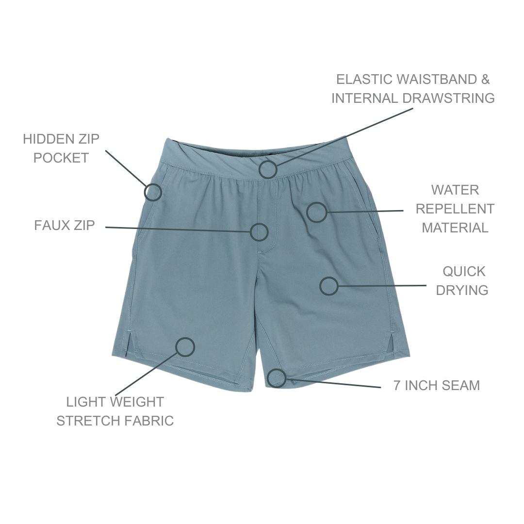 Crossover shorts sage green Maru Clothing