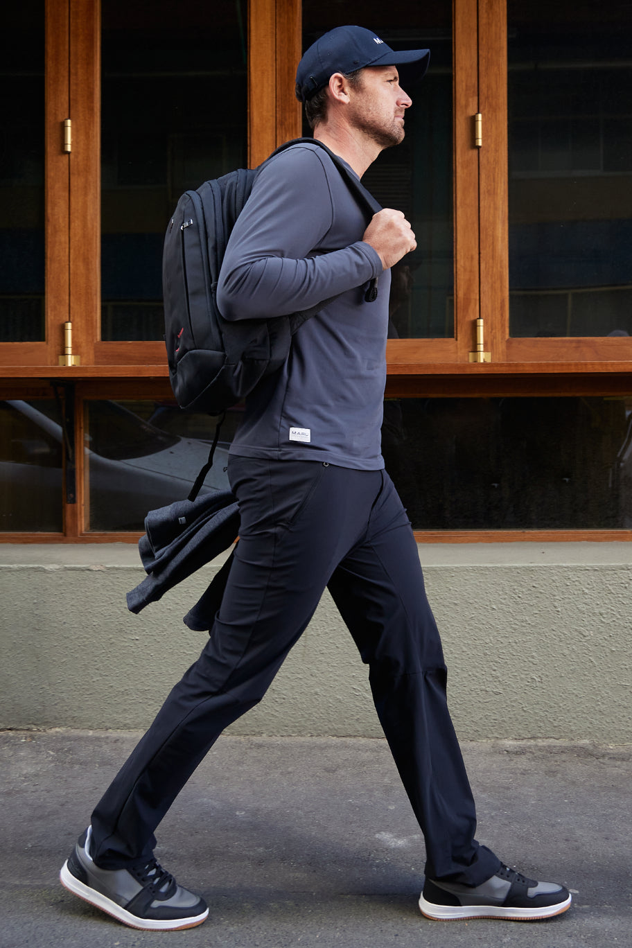 Commuting to work in Maru Clothing