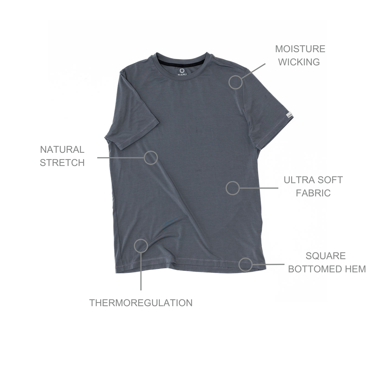 Key features of the FKT T-shirt Maru Clothing
