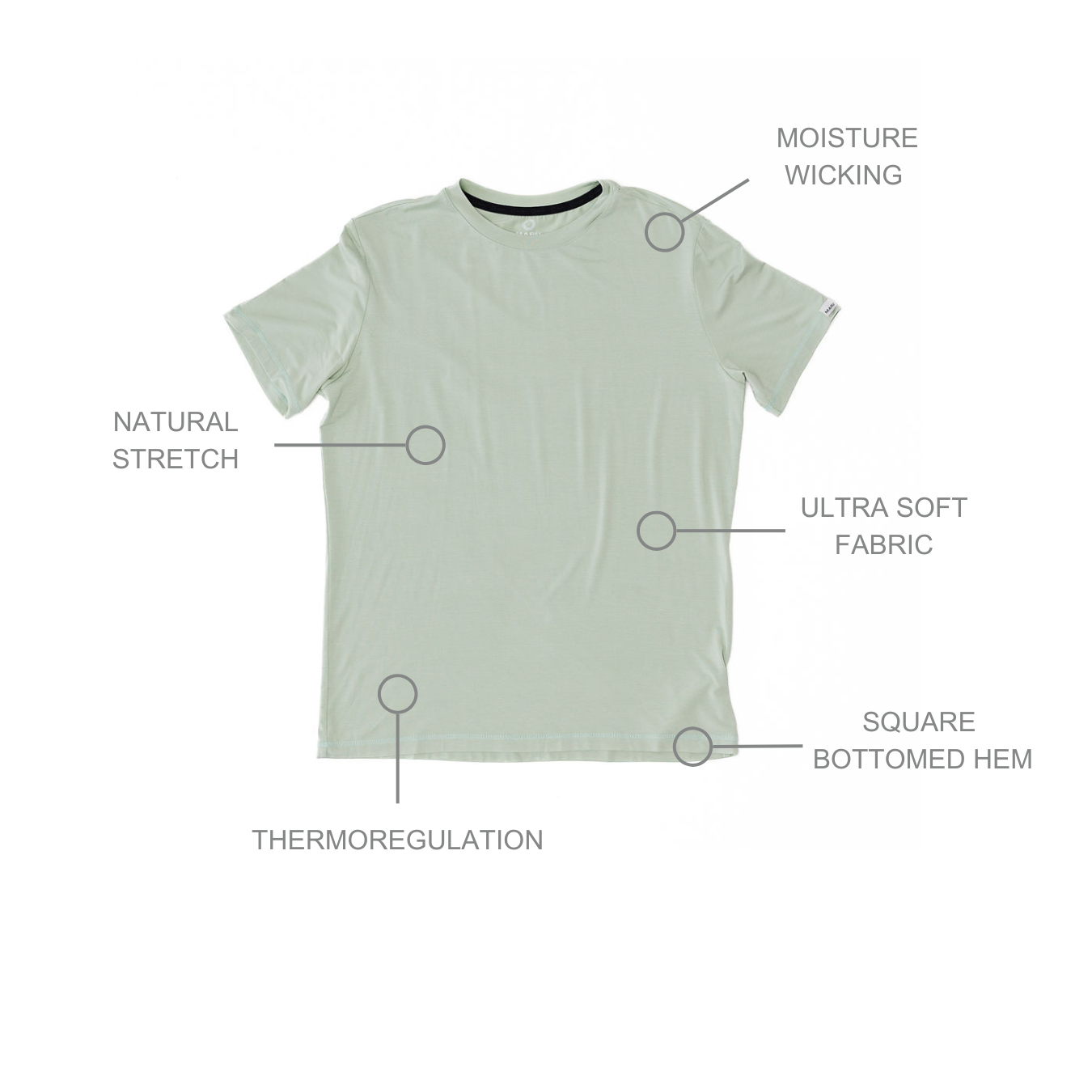 Key features of the FKT T-shirt Maru Clothing