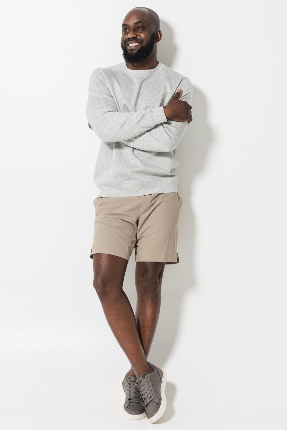 Crossover shorts stone Maru Clothing