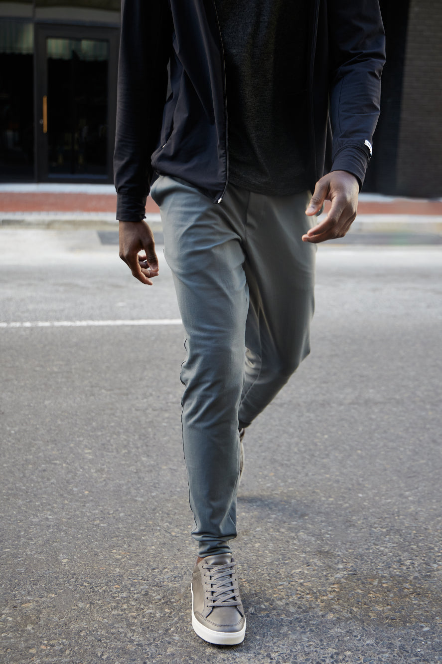 Lifestyle joggers paired with the Form Jacket