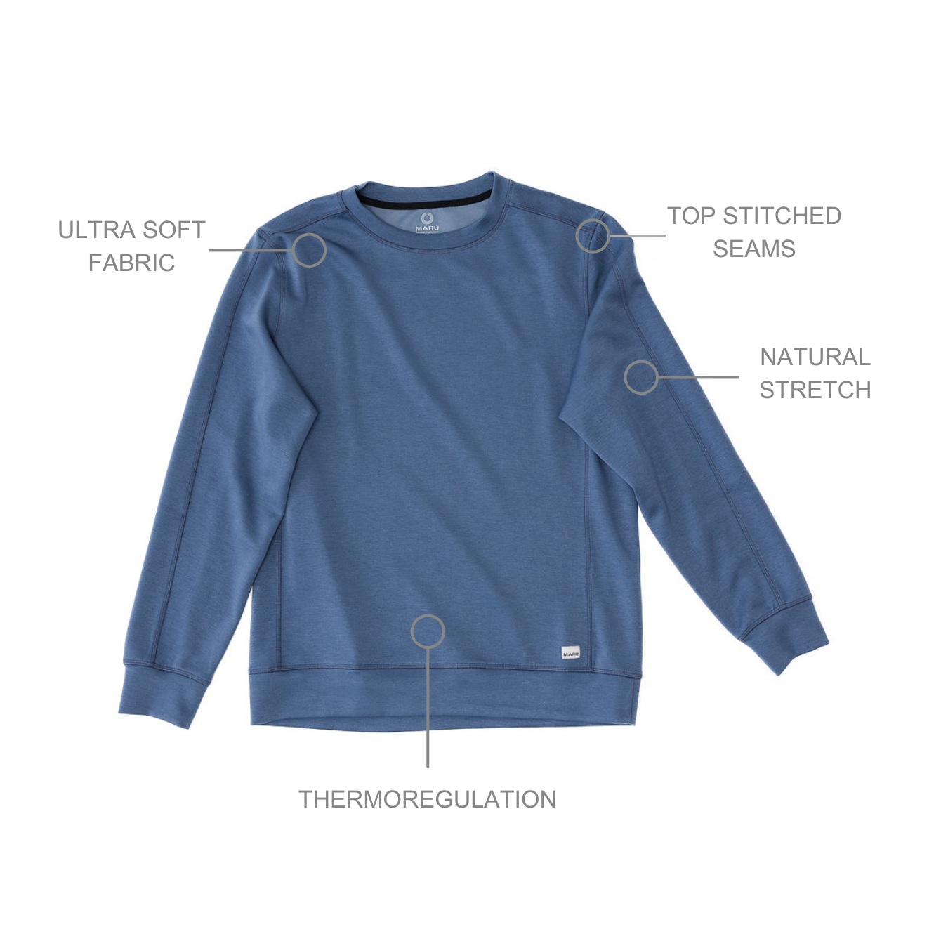 Key features of the Lifestyle pullover Maru Clothing