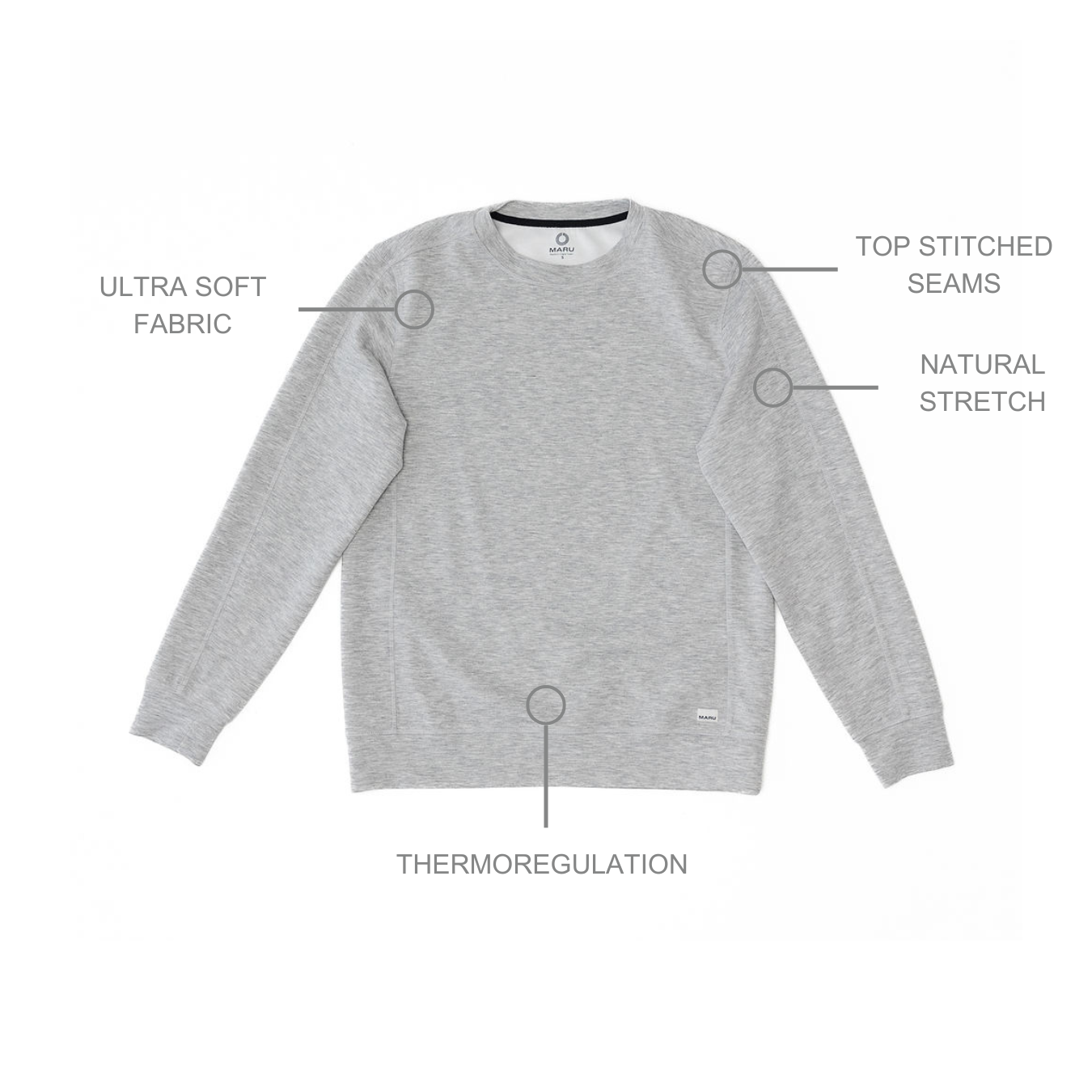 Key features of the Lifestyle pullover Maru Clothing