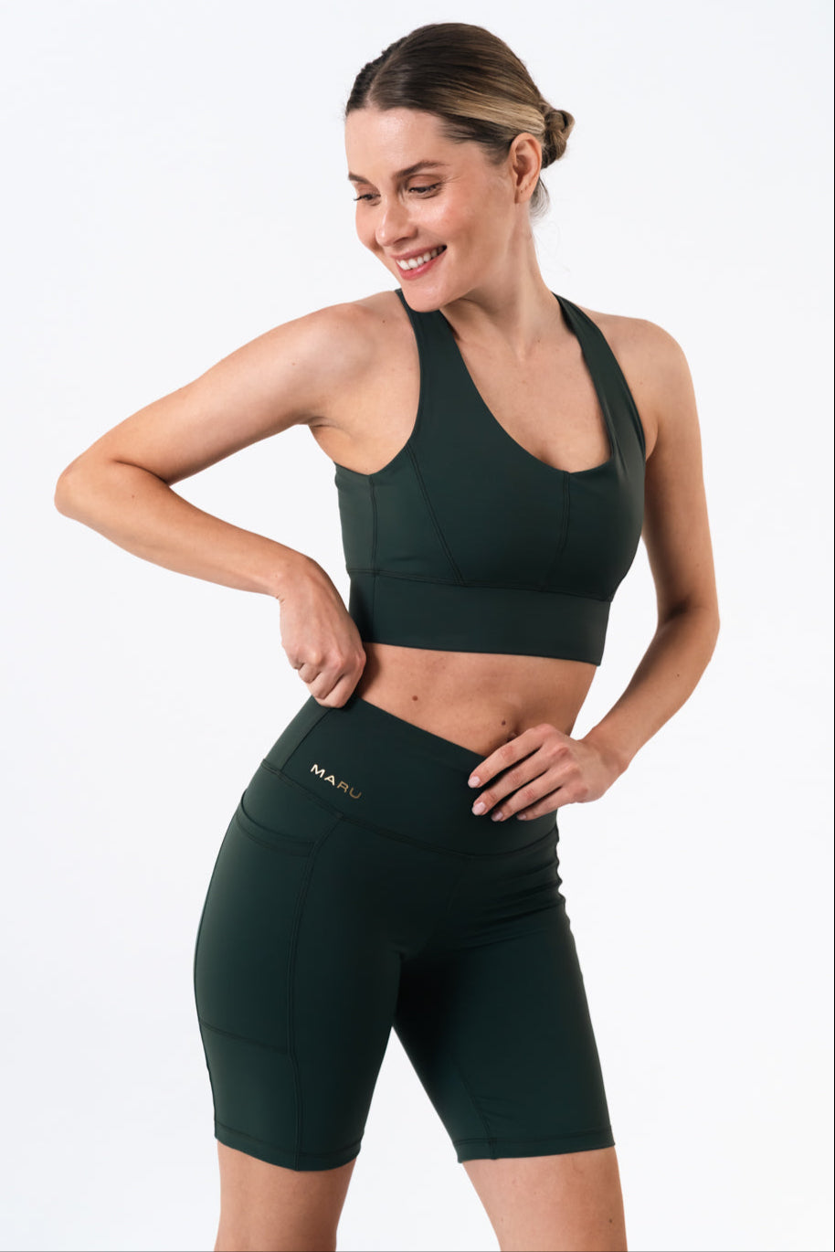 Elevate sports bra olive maru clothing
