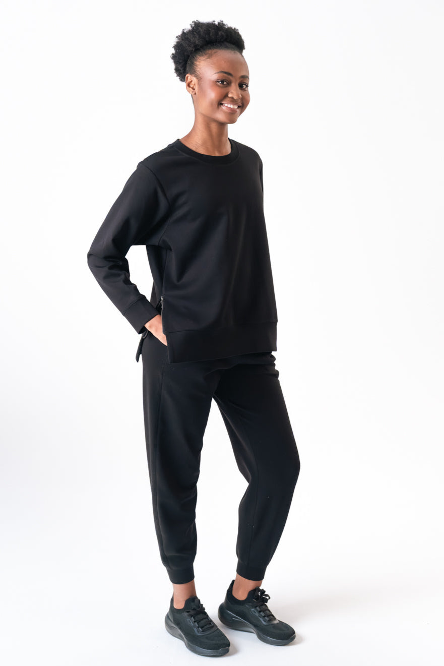 Lifestyle pullover black maru clothing