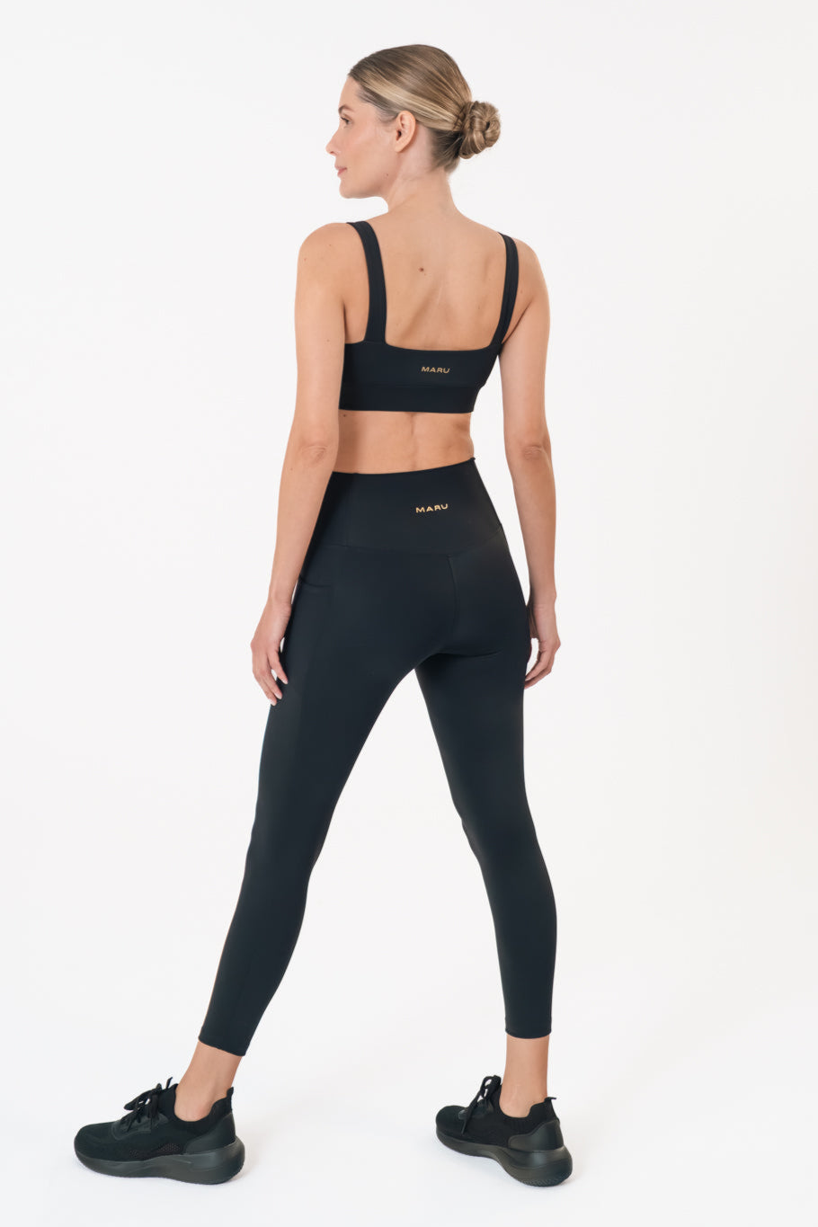 Balance Pocket High-Waisted 7/8 Leggings black maru clothing g