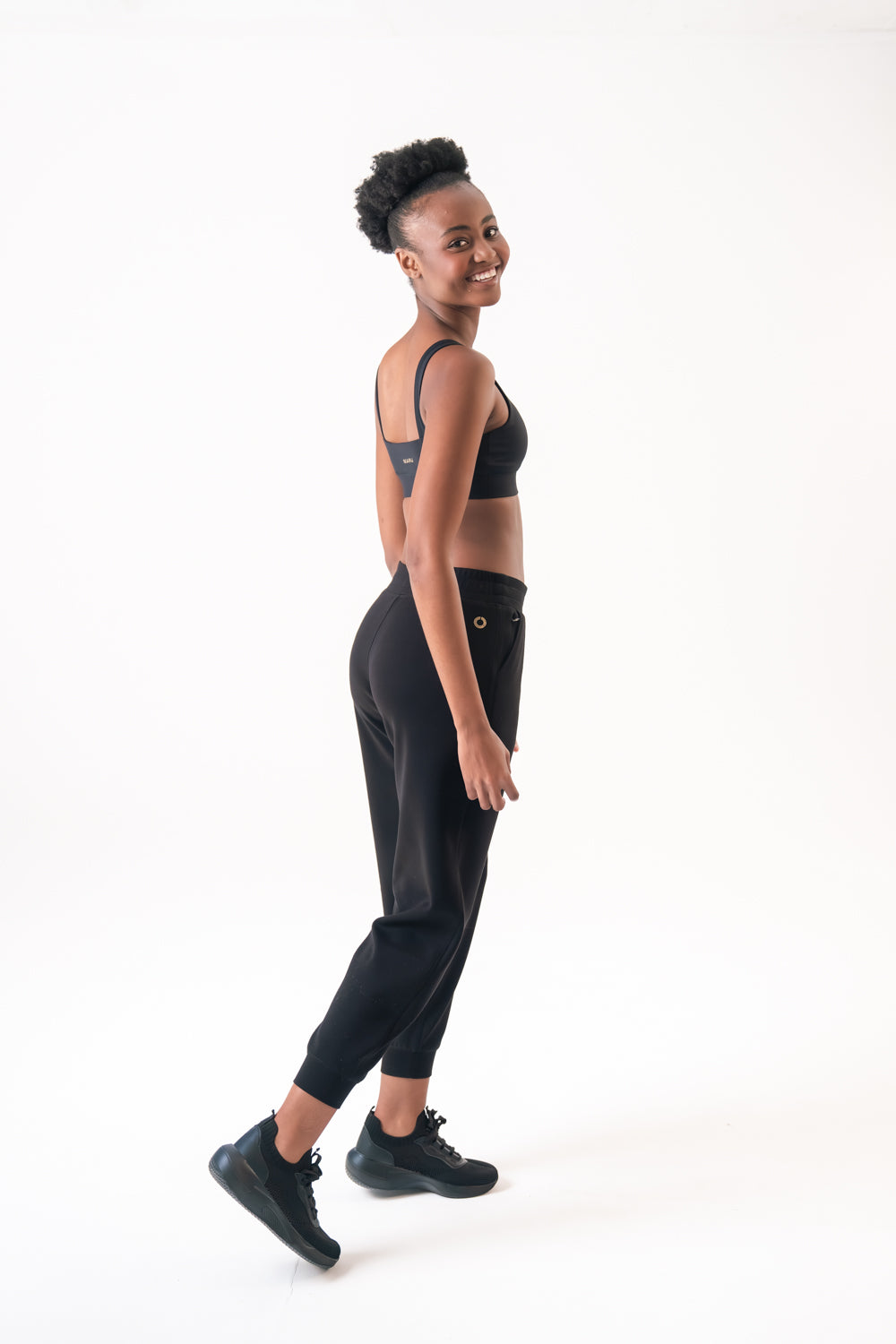 Lifestyle joggers black maru clothing