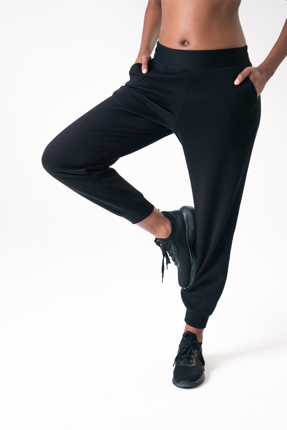 Lifestyle joggers black maru clothing