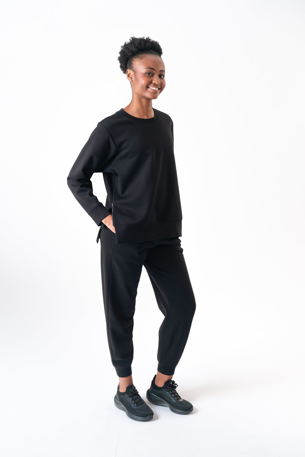 Lifestyle joggers black maru clothing