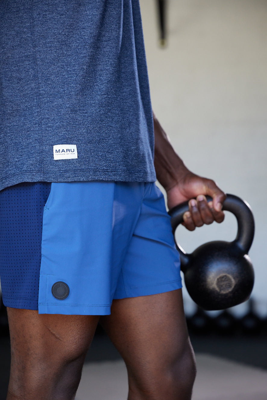 Wavelength shorts at gym Maru Clothing