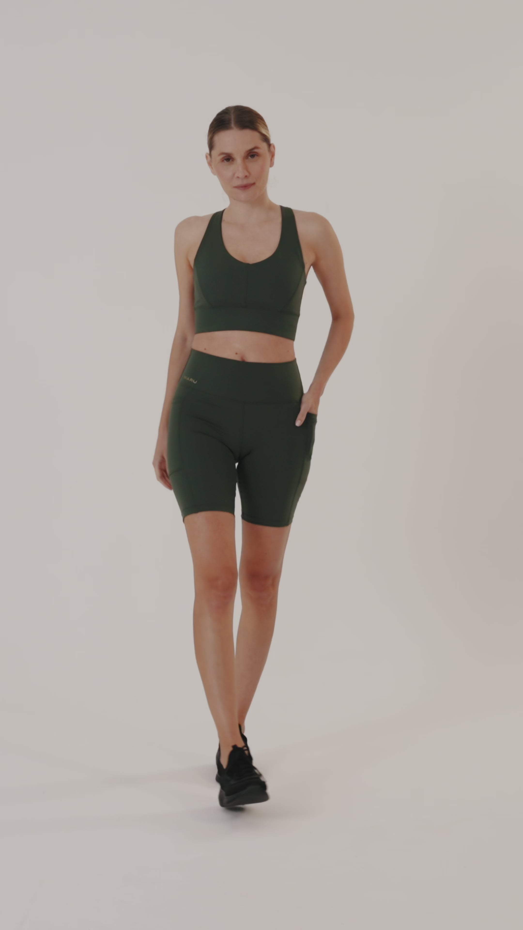 Elevate sports bra olive maru clothing