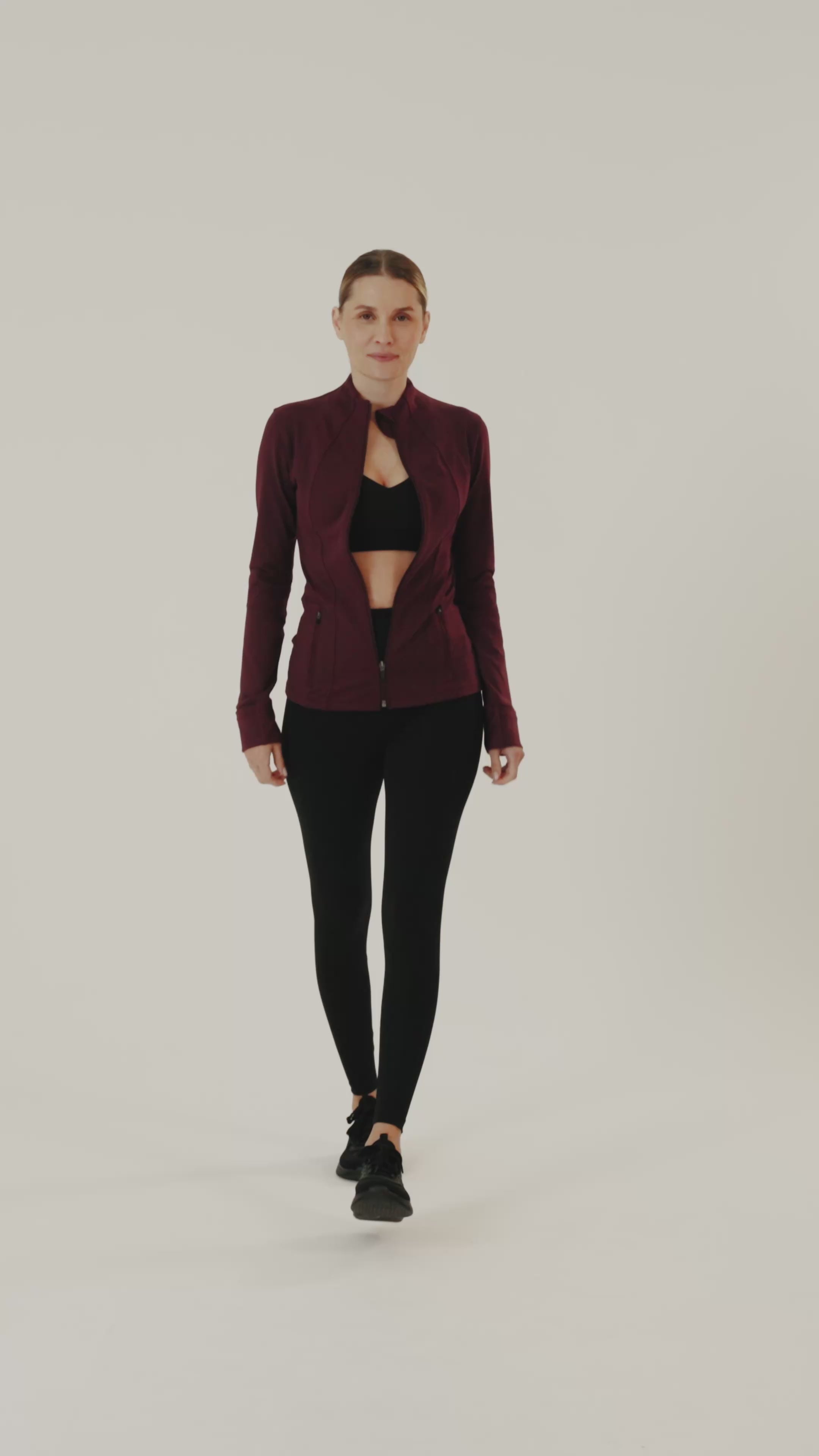 Stride jacket burgundy maru clothing