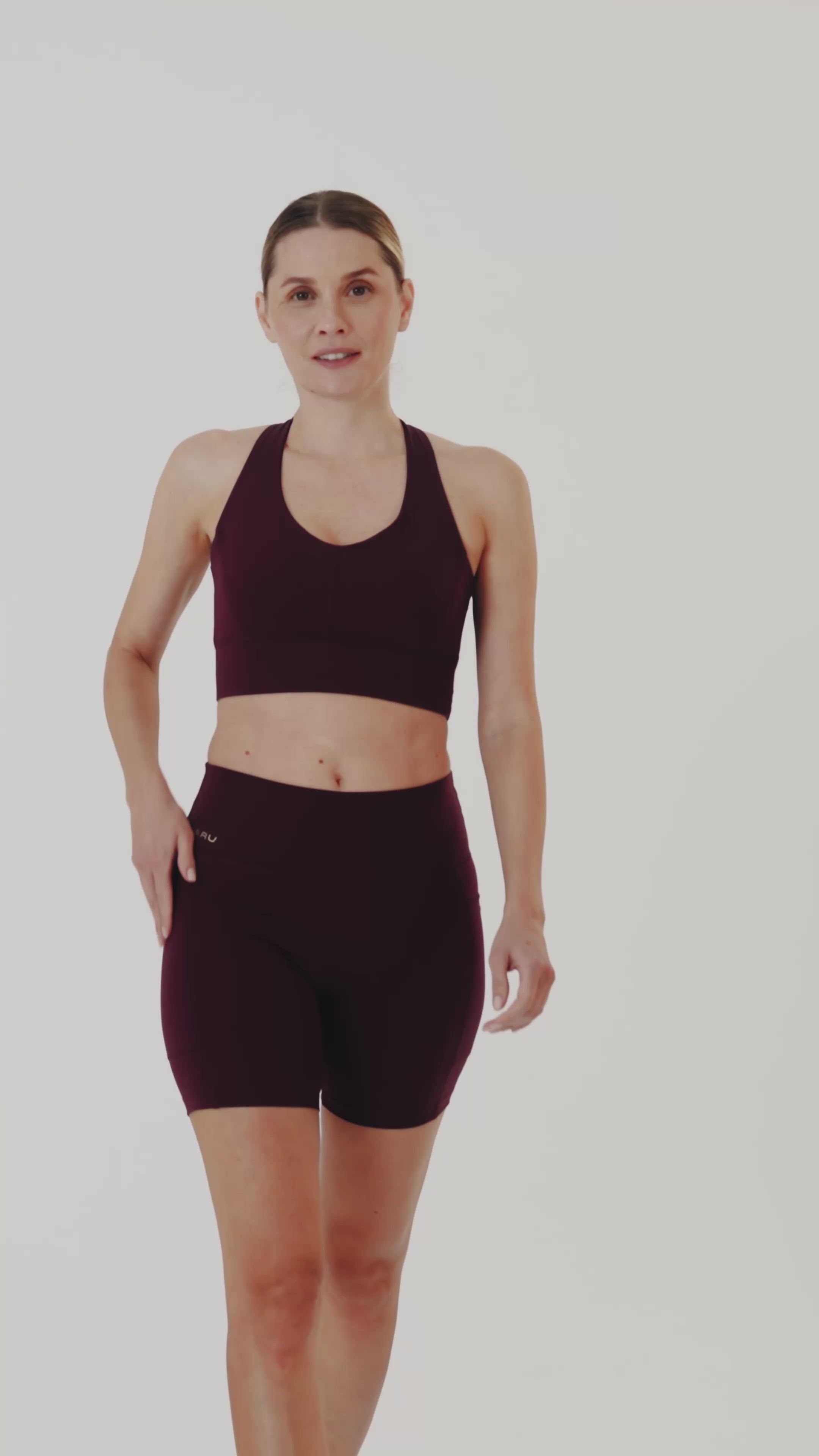 Vault 6" Shorts burgundy maru clothing