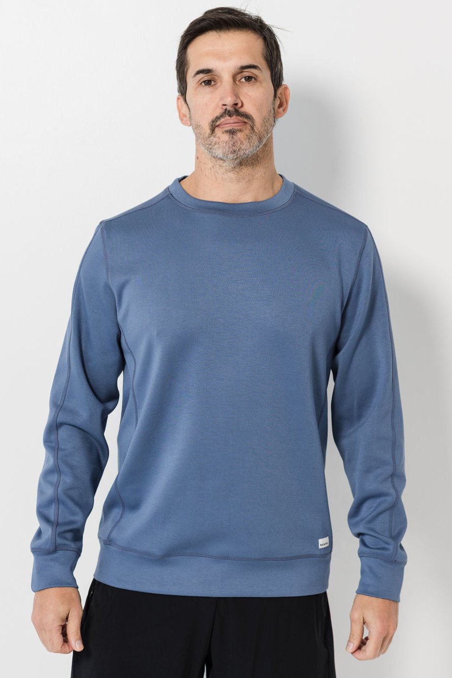 Lifestyle pullover navy blue Maru Clothing 