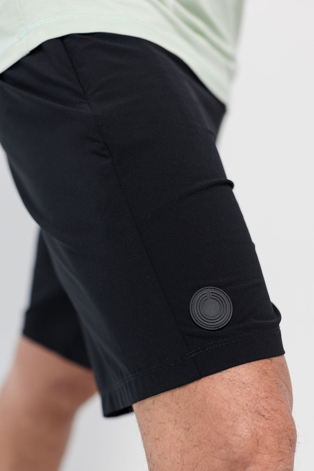 Interval running shorts black 