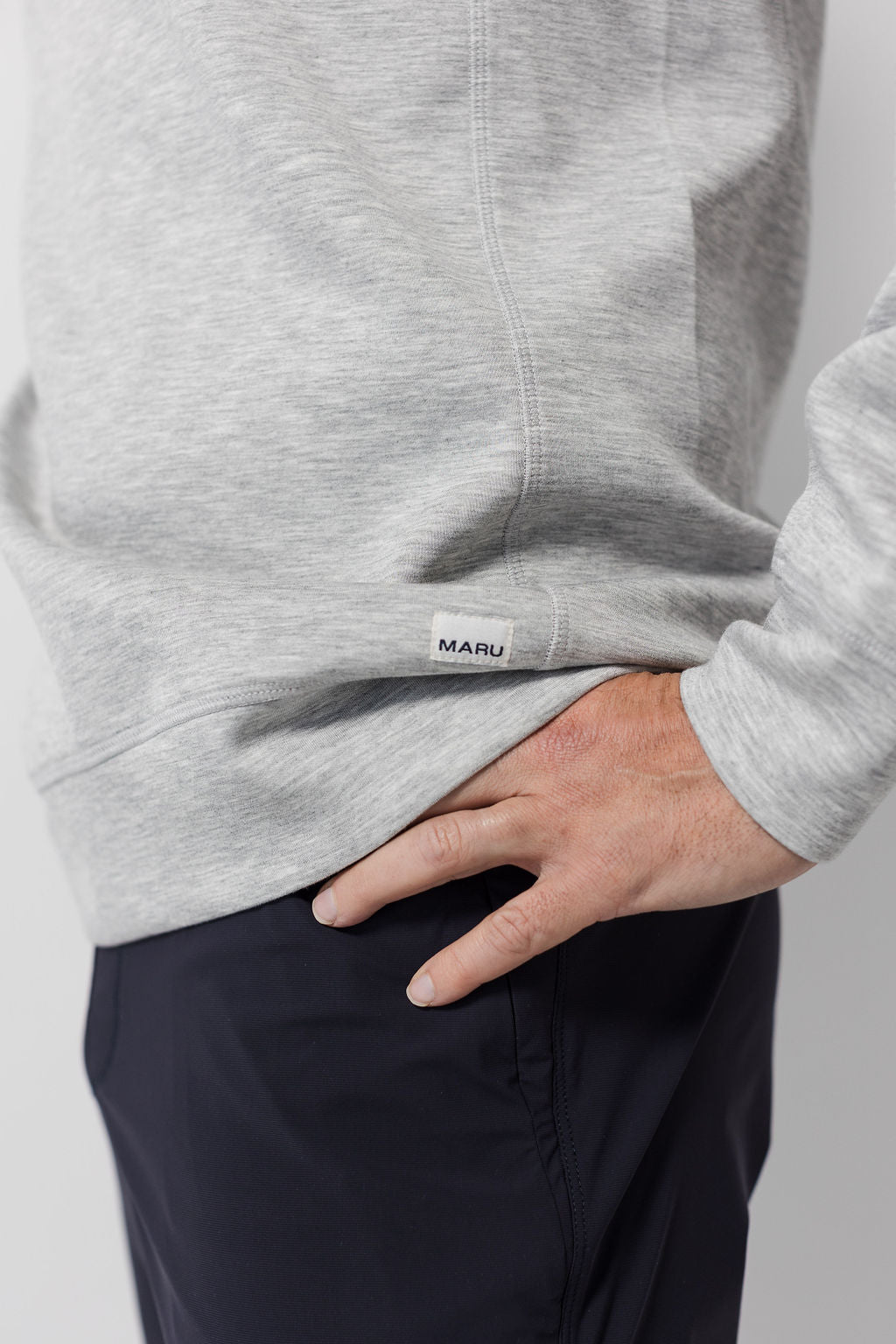 Lifestyle pullover grey Maru Clothing 