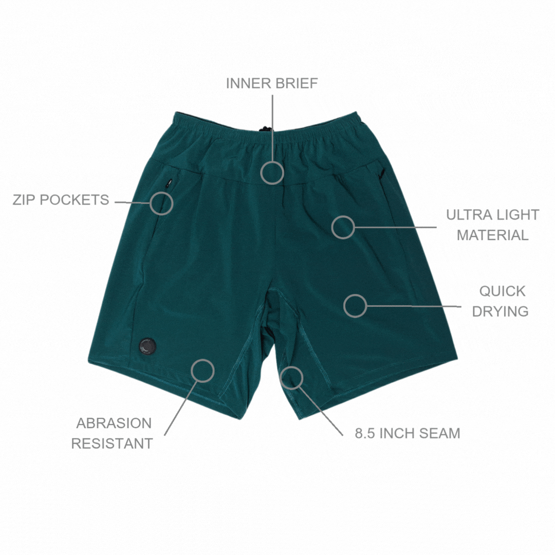 Interval shorts sea moss green Maru Clothing 