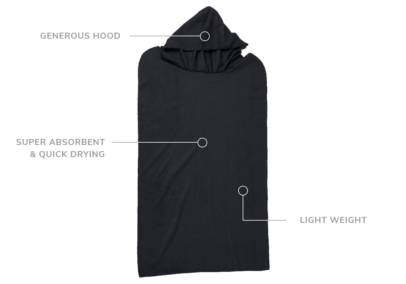 key features of the Halo towel Maru Clothing