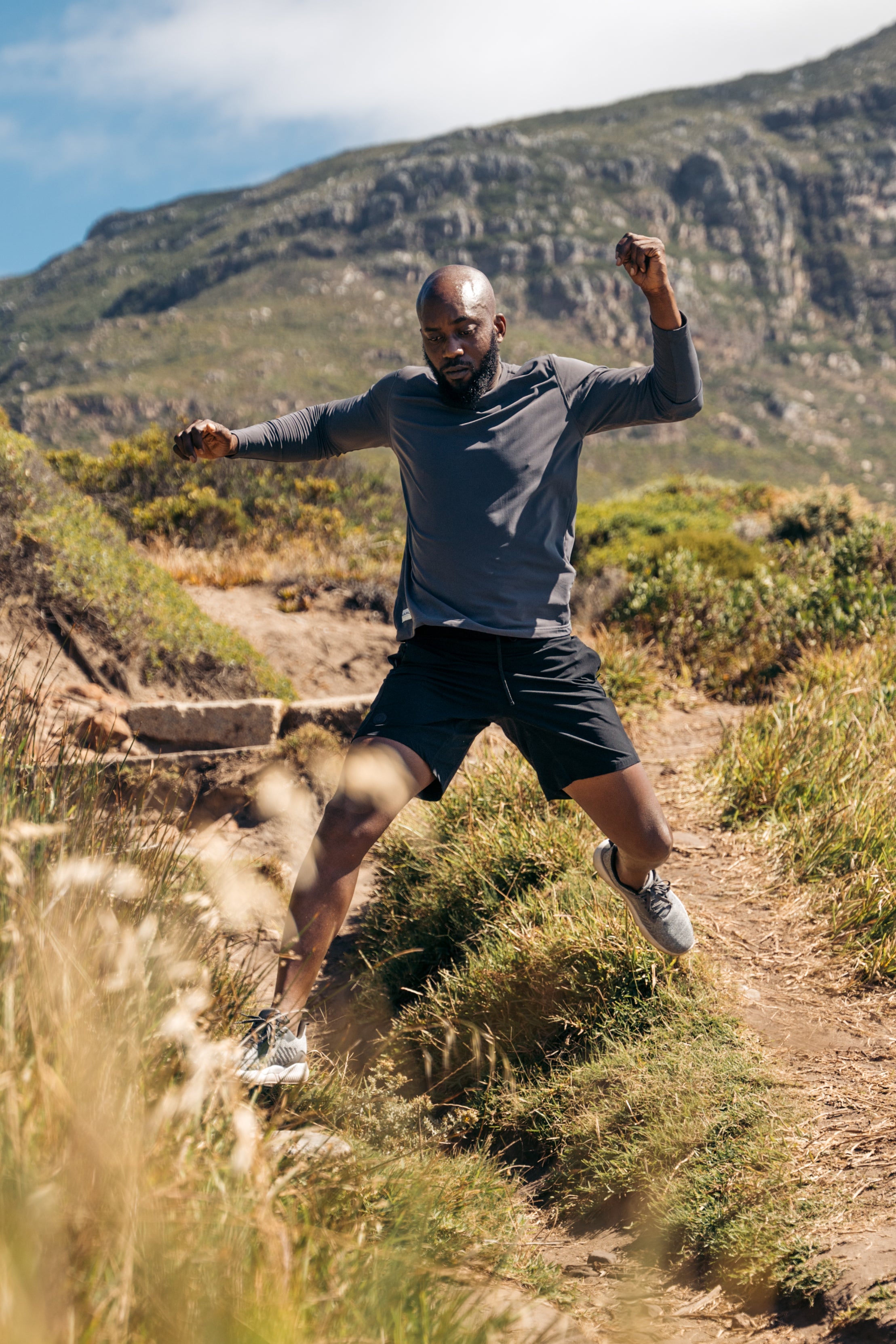 Running in the Banker long sleeve Tee