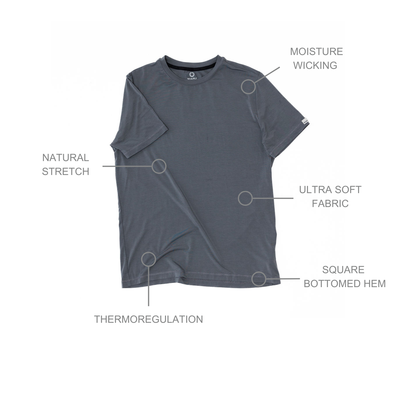 Key features of the FKT T-shirt Maru Clothing 