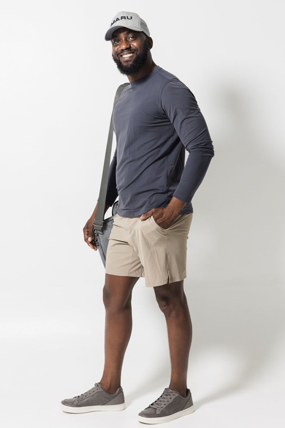 Crossover shorts stone Maru Clothing
