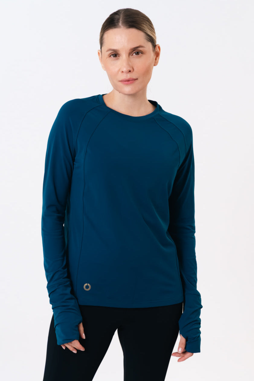 Evo Long Sleeve Tee blue maru clothing 