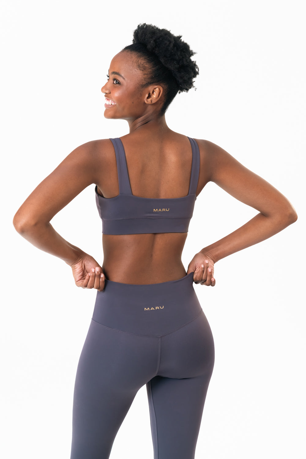 Halo High-Waisted 7/8 Leggings midnight indigo maru clothing 