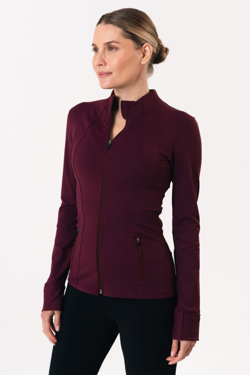 Stride jacket burgundy maru clothing