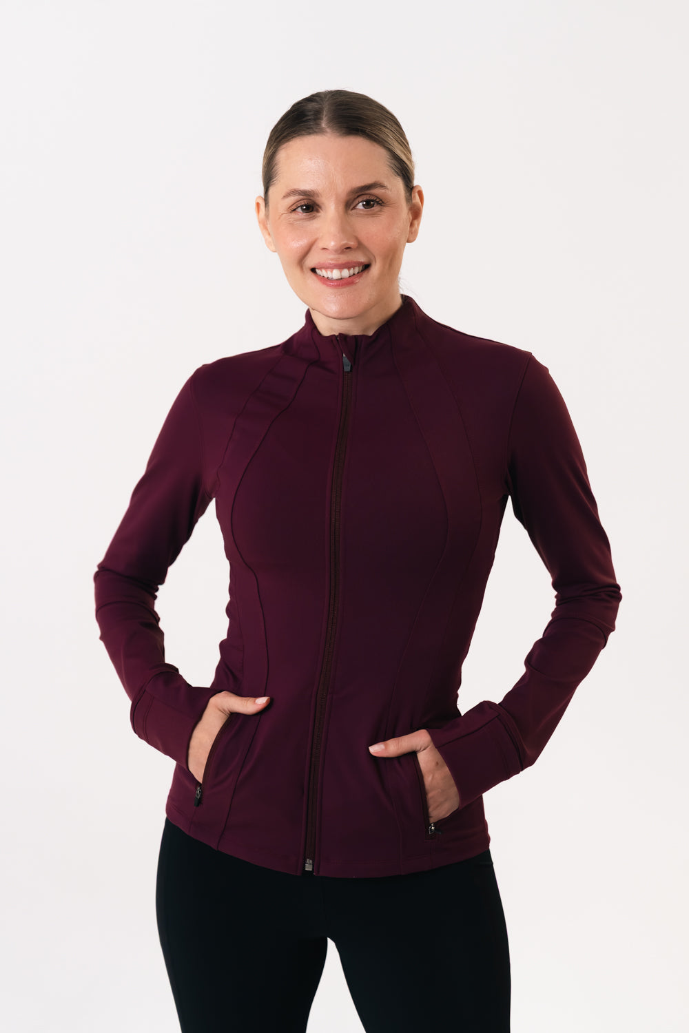 Stride jacket burgundy maru clothing