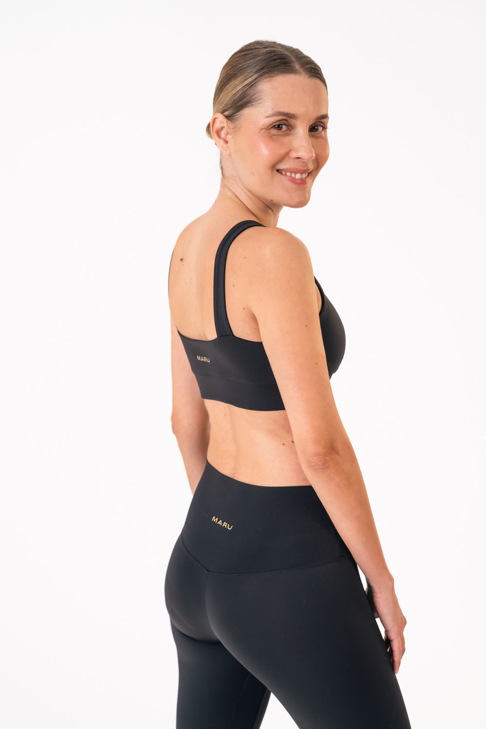 Powered up sports bra black maru clothing 