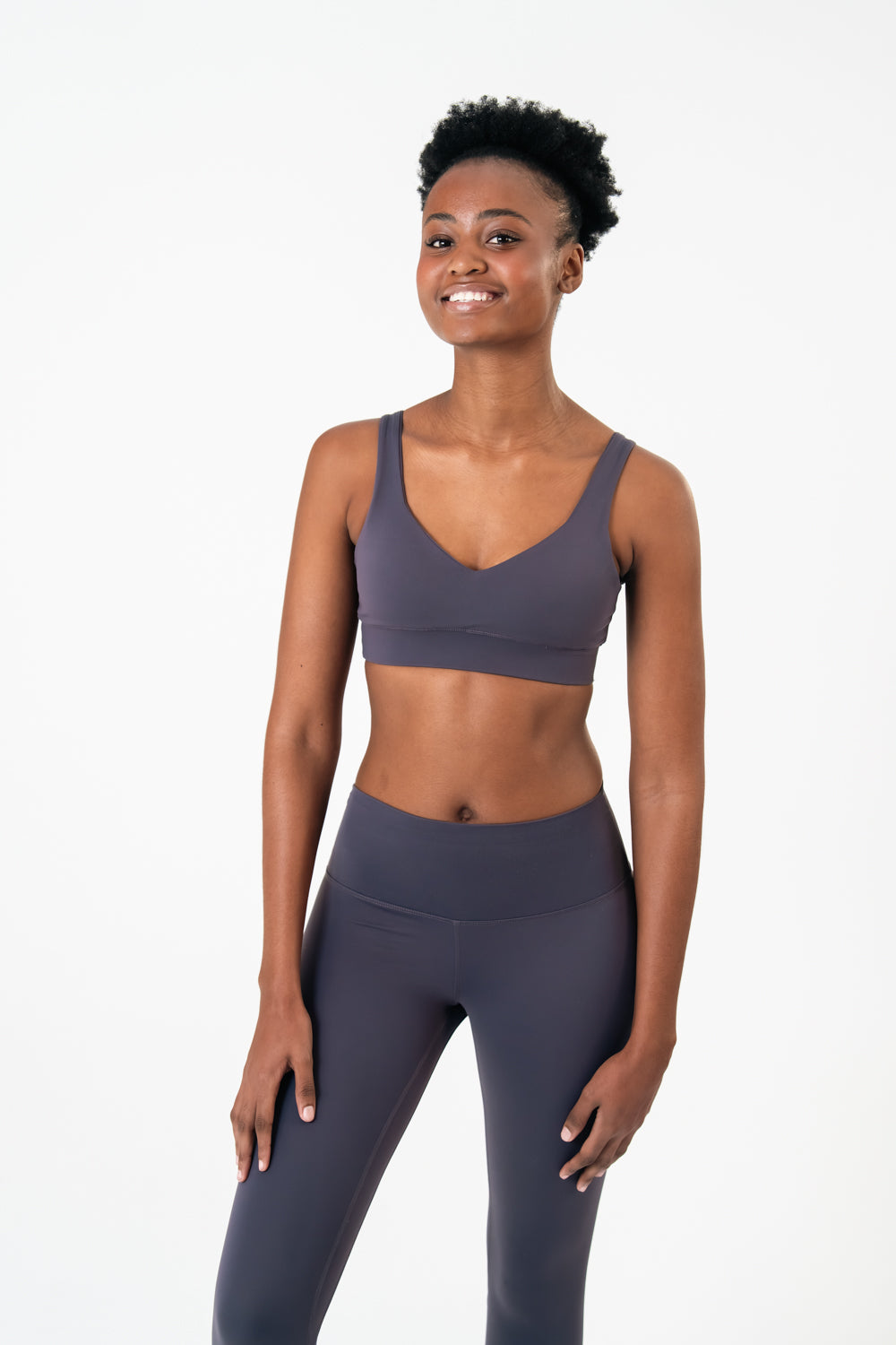 Powered up sports bra midnight indigo maru clothing 