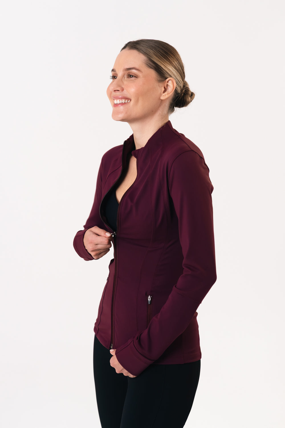Stride jacket burgundy maru clothing 