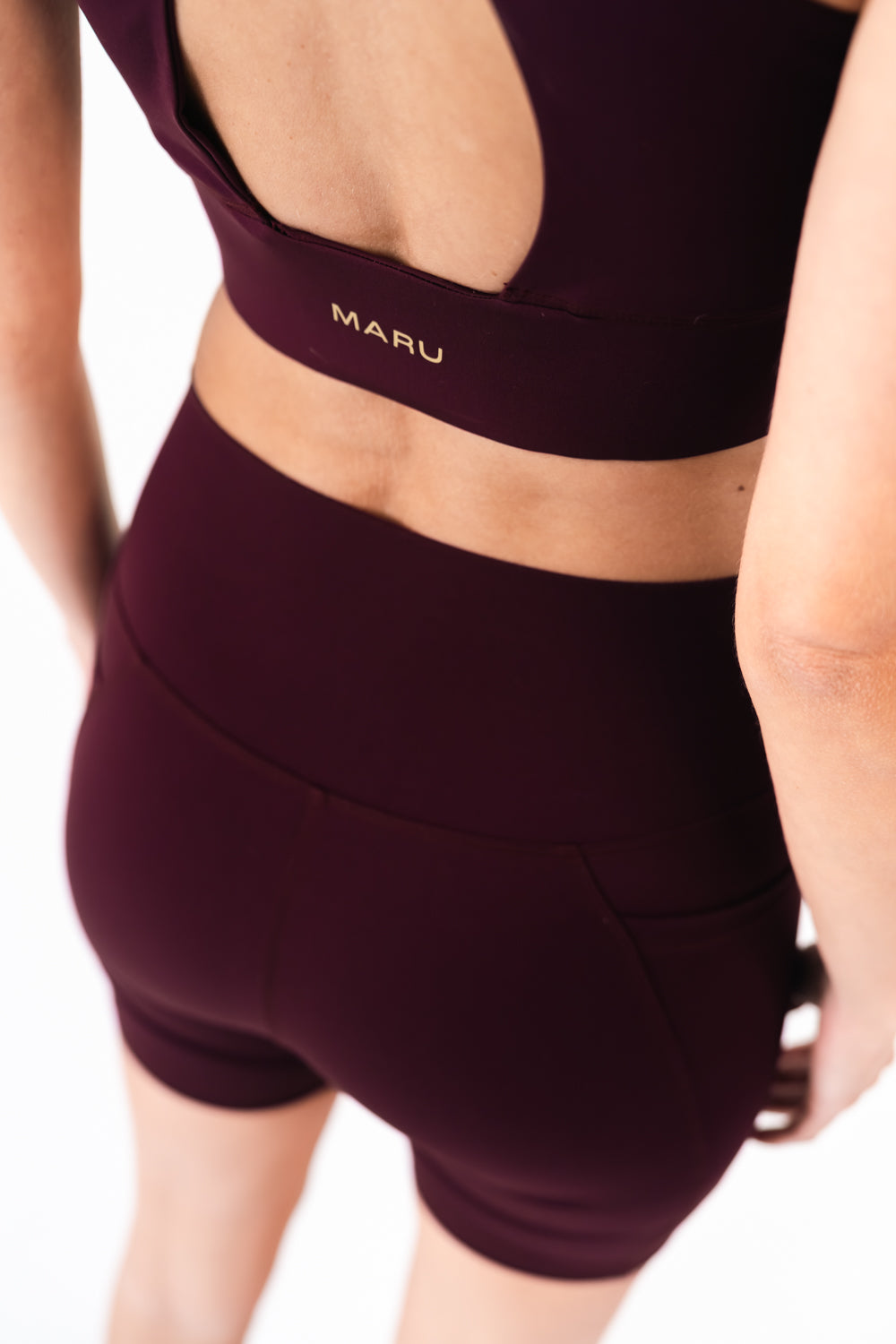 Vault shorts burgundy maru clothing 
