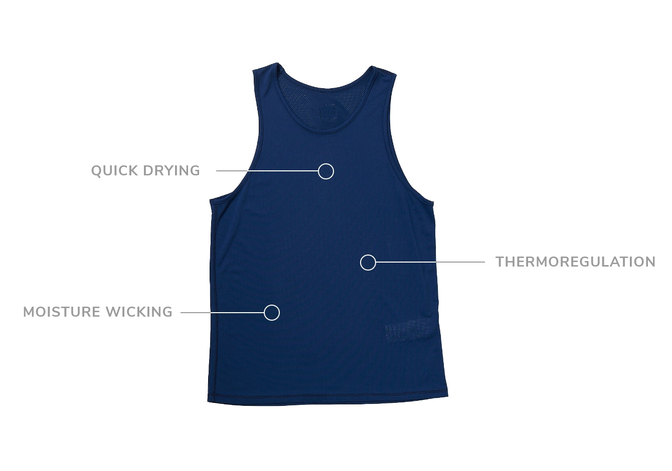 key features of the Airflow vest Maru Clothing