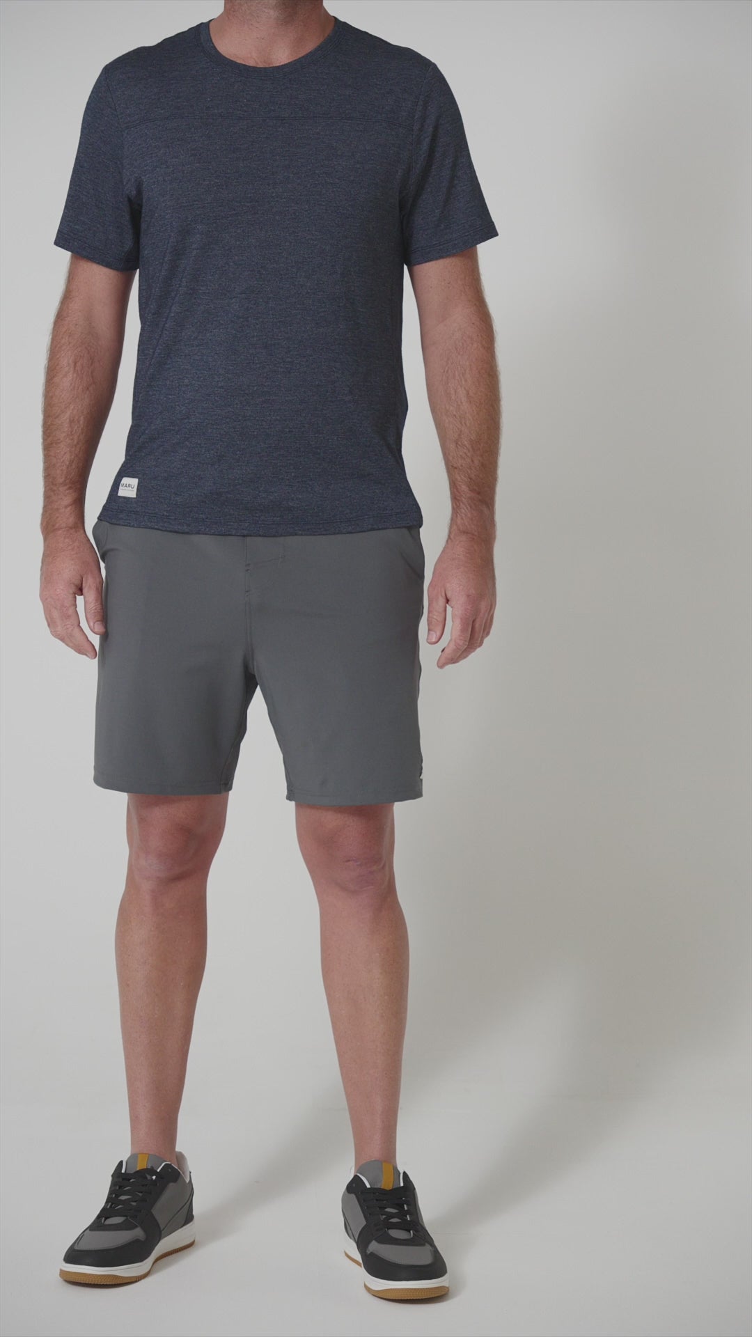 Video of key features of the lifestyle shorts Maru Clothing