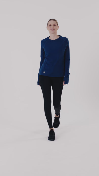 Evo Long Sleeve Tee blue maru clothing 