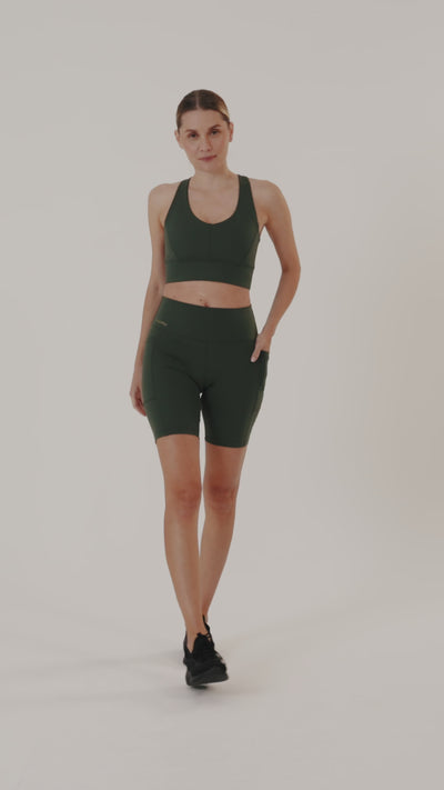 Elevate sports bra olive maru clothing 
