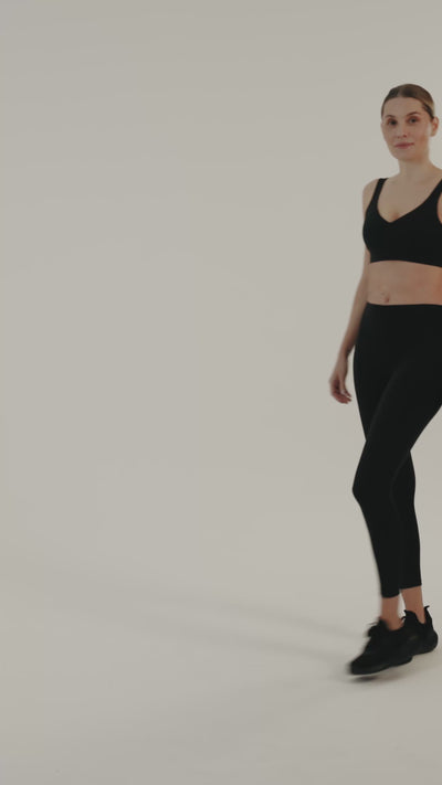 Halo High-Waisted 7/8 Leggings black maru clothing 