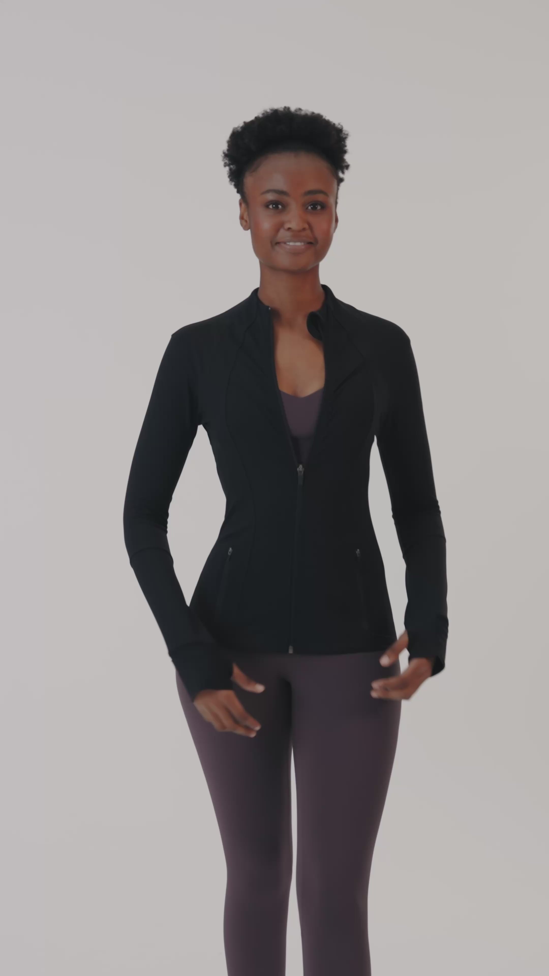 Stride jacket black maru clothing