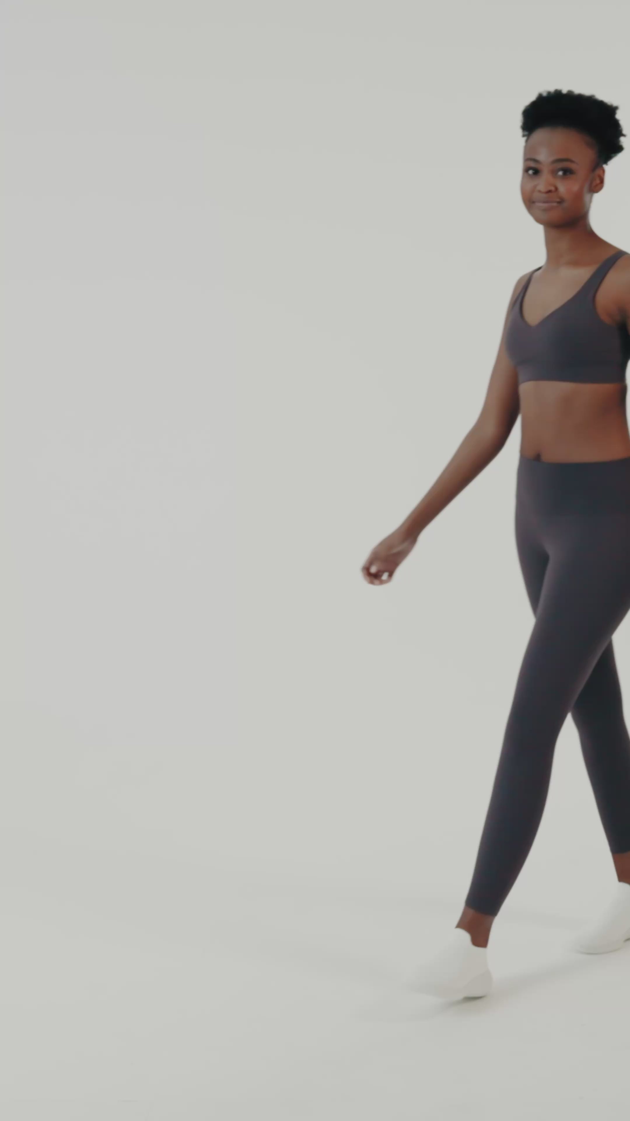 Powered up sports bra midnight indigo maru clothing 
